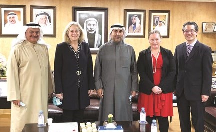 Faisal Al-Mutawa, Chairman and CEO of AAW, Receives the USA Ambassador to Discuss Business Relations