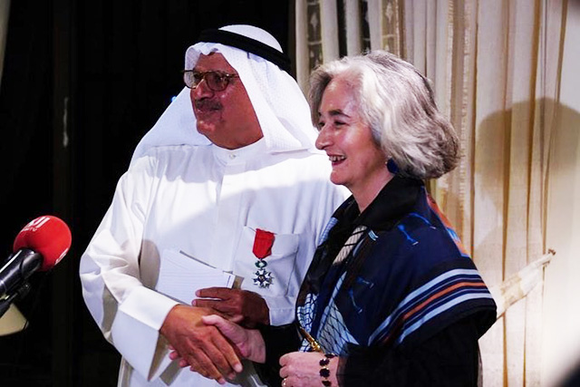 The Ambassador of Republic of France in Kuwait Grants Mr. Faisal Al-Mutawa the Legion d’Honneur Award, Chevalier (Legion of Honor, Grade Knight), which is the highest French order of merit for military and civil merits, established in 1802 by Napoleon Bonaparte and retained by all later French governments and régimes