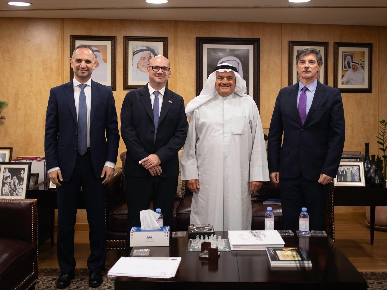 Faisal Ali Al Mutawa, received the new French Ambassador to Kuwait, H.E. Olivier Gauvin